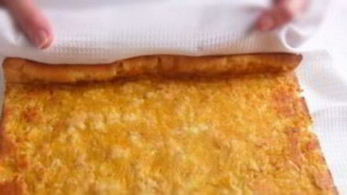 быстрый яблочный рулет