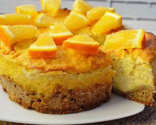 Апельсиновый чизкейк