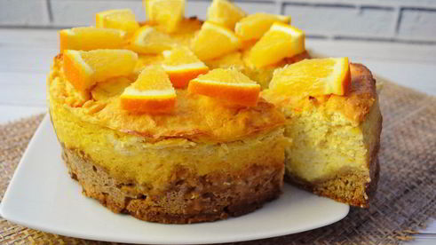 апельсиновый чизкейк