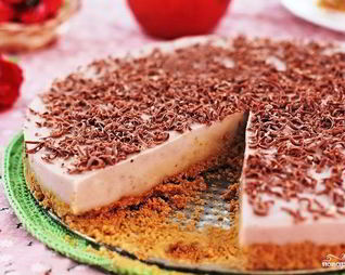 Банановый чизкейк с маскарпоне