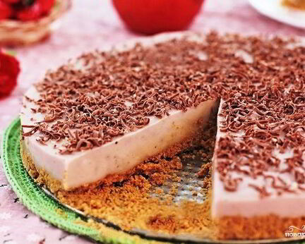 Банановый чизкейк с маскарпоне