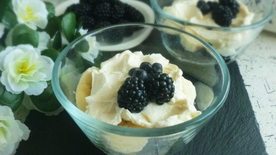 Рецепт чернично-ежевичного чизкейк