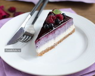 Черничный чизкейк
