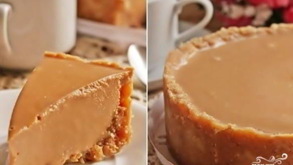 Рецепт Чизкейка без выпечки со сгущенкой
