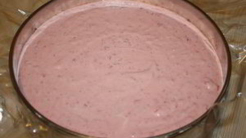 чизкейк клубника со сливками