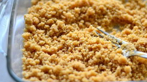 чизкейк с белым вином и виноградом