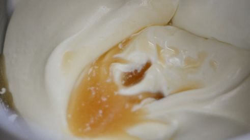 чизкейк с белым вином и виноградом