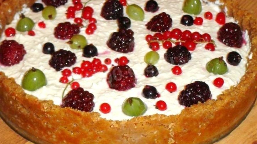 Рецепт чизкейка с летнимей ягодами