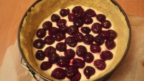 чизкейк с вишней