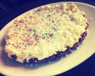 Чизкейк творожный с мандарином