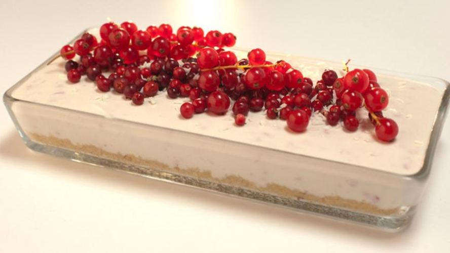 Рецепт кокосово-малинового чизкейк