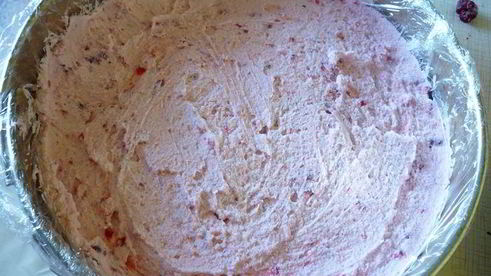 малиновый чизкейк