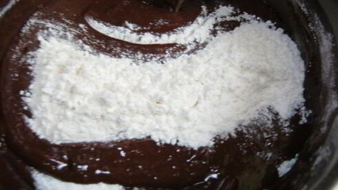 мраморный брауни-чизкейк