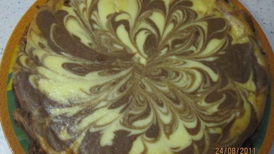 Рецепт мраморного чизкейка