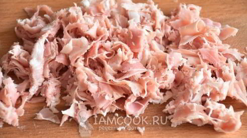 порционные закусочные чизкейки с ветчиной