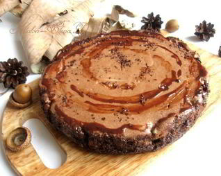 Шоколадно-лимонный чизкейк со вкусом горького миндаля