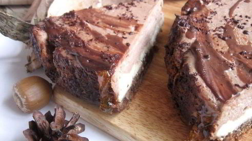 шоколадно-лимонный чизкейк со вкусом горького миндаля