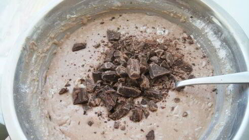 шоколадный чизкейк новогодний