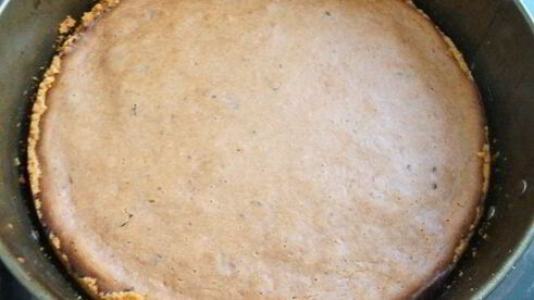 шоколадный чизкейк новогодний