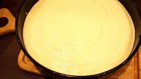 творожный чизкейк с шафраном