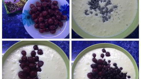 вишнево-смородиновый чизкейк