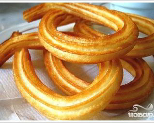 Чуррос из заварного теста