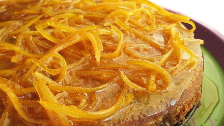 Рецепт апельсинового кекса с маком