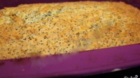 апельсиновый кекс с маком