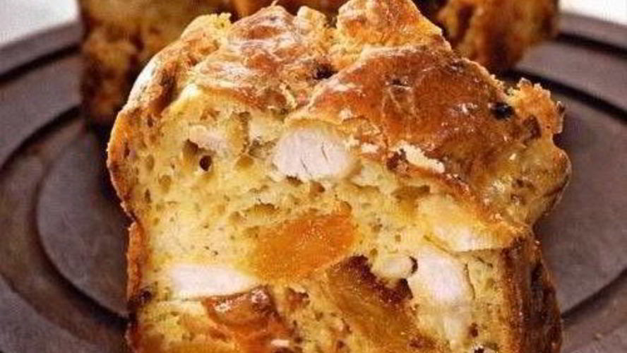 Рецепт дрожжевого кекса с куриныма филе