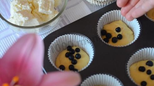 капкейки с творожным кремом