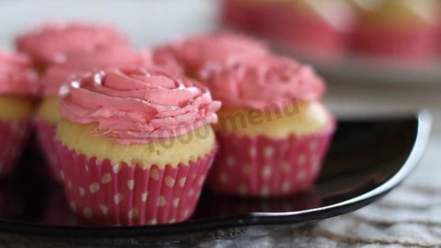 Рецепт капкейков со сливочным кремом