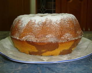 Кекс апельсиновый с шоколадом