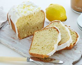 Кекс из цукини с лимонной глазурью