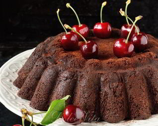 Кекс Отелло с черешней