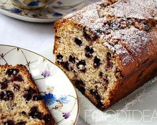 Кекс с черникой