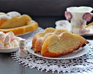 Кекс с маршмеллоу