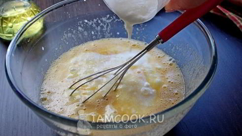 кекс с маршмеллоу