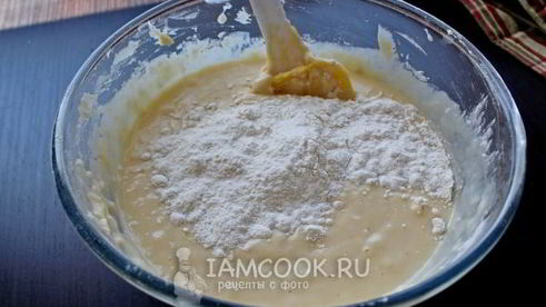 кекс с маршмеллоу