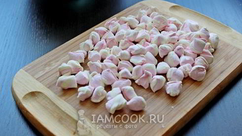кекс с маршмеллоу