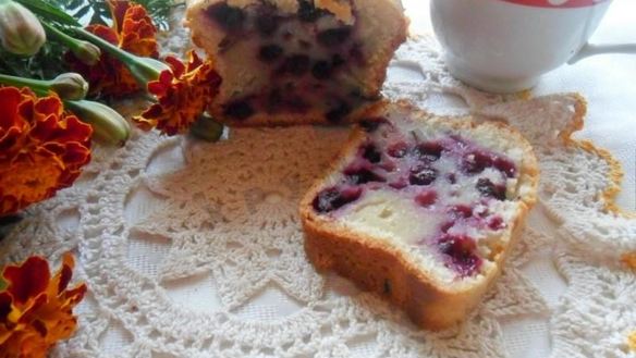 Рецепт Кекса с ягодами на кефире