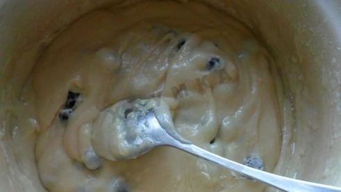 кекс с ягодами на кефире