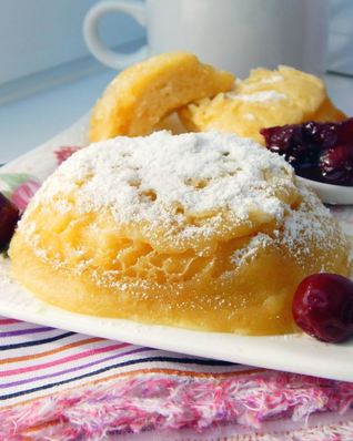 Кекс в микроволновке без какао