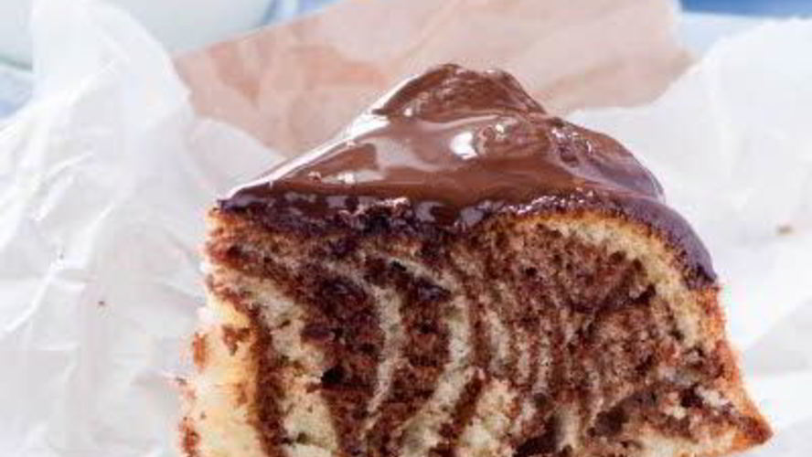 Рецепт кекса зебра