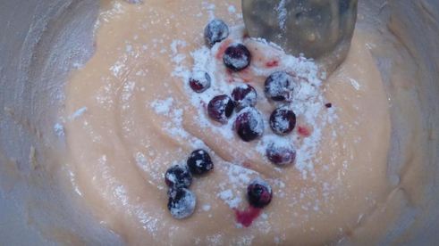 кексики с черникой