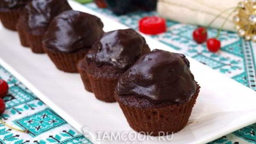 Рецепт кексов на кока-коле с вишней