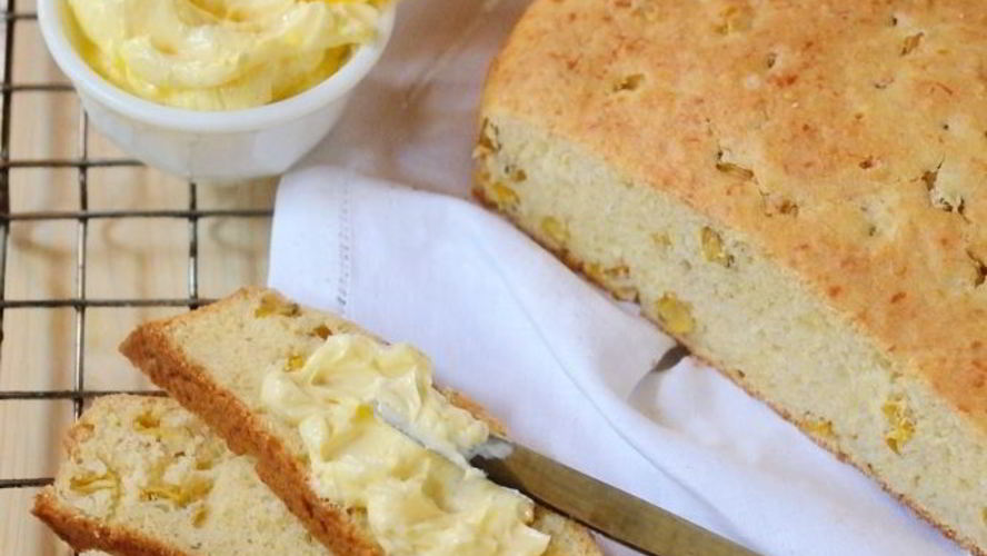 Рецепт кукурузного кекса с апельсиновым маслом