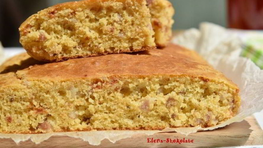 Рецепт кукурузного закусочного кекса с беконом