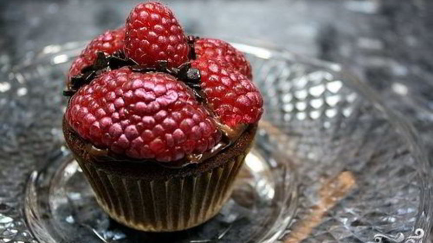 Рецепт малиновых капкейков