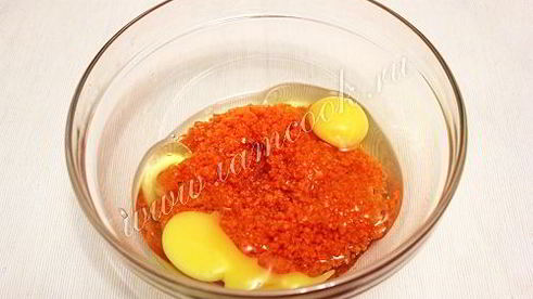 морковный кекс с грецкими орехами