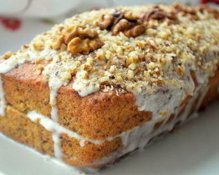 Морковный кекс со сметанно-лимонной пропиткой